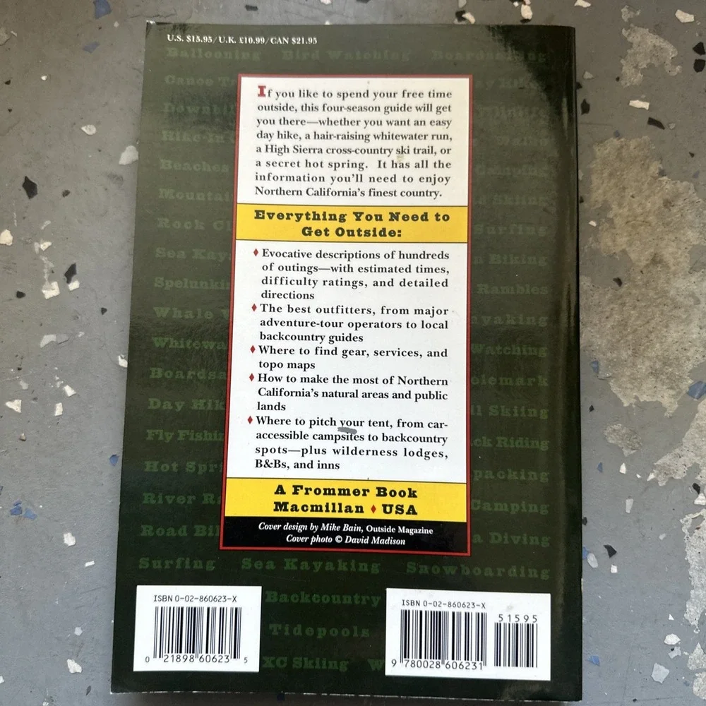 Frommer's Great Outdoors : Adventure Guide to Northern California by Andrew...